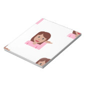 Bloc-note emoji femme (Tourné)