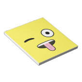 Bloc-note Émoji langue sortie (Incliné)