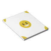 Bloc-note emoji oeil argent (Incliné)