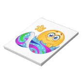 Bloc-note Emoji oeuf de Pâques (Tourné)