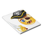 Bloc-note emoji pirate (Incliné)