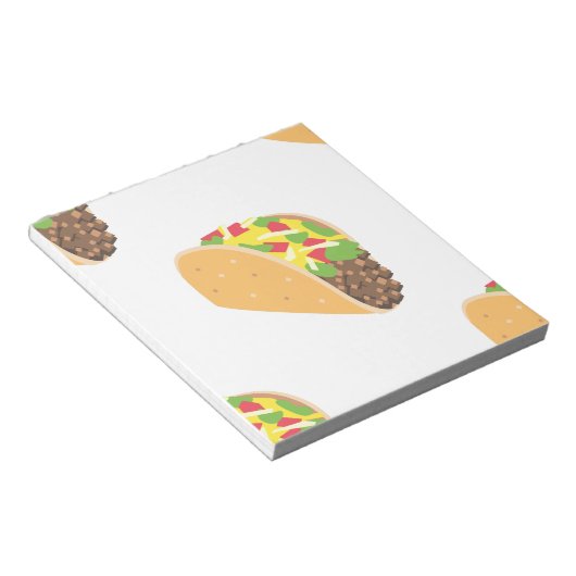 Bloc-note emoji taco (Incliné)