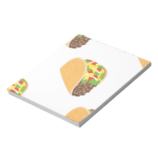 Bloc-note emoji taco (Tourné)