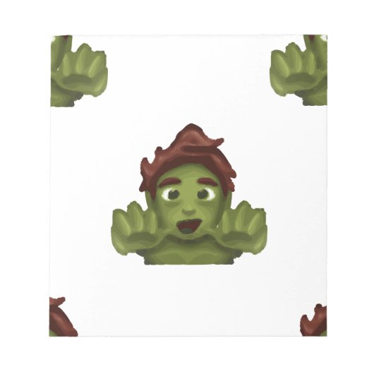 Bloc-note emoji zombie (Devant)