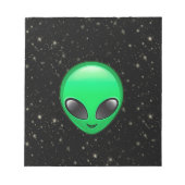 Bloc-note emojis alien (Devant)