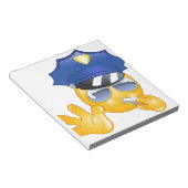 Bloc-note émoticône de police (Incliné)