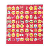 Bloc-note émoticône rouge (Devant)