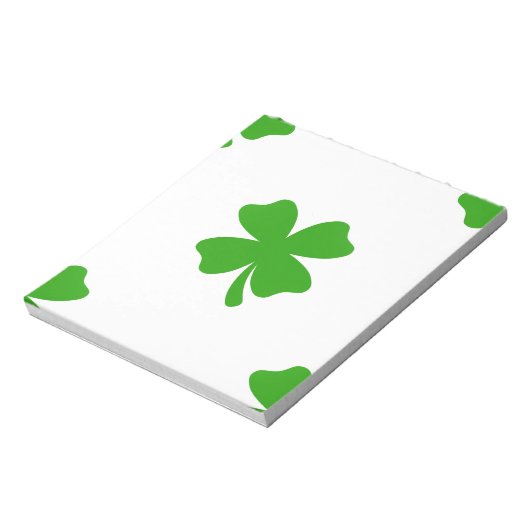 Bloc-note émoticône st patrick (Tourné)
