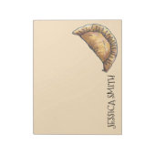 Bloc-note Empanada Aliments de pâtisserie personnalisés Empa (Tourné)