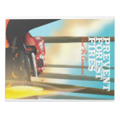 Bloc-note Empêcher les incendies de forêt affiche de sécurit (Devant)