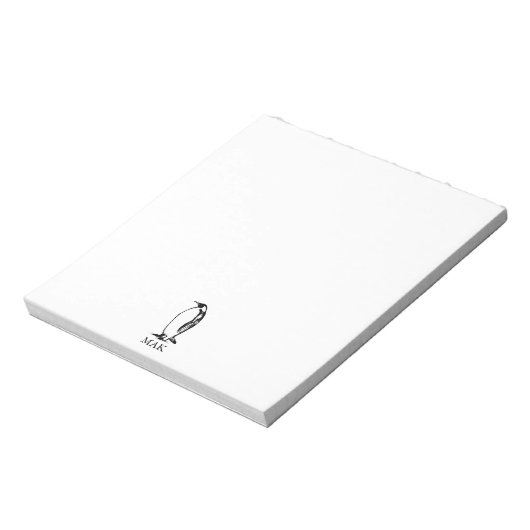 Bloc-note empereur de pingouin (Tourné)