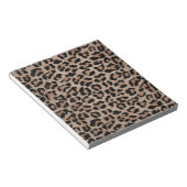 Bloc-note empreinte de léopard cheetah (Incliné)