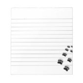 Bloc-note Empreinte de patte de l'ours (Devant)