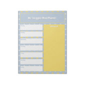 Bloc-note Empreinte de Patte Mignonne | Planificateur de Rep (Tourné)