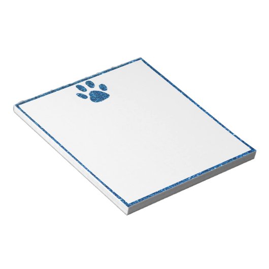 Bloc-note Empreinte parties scintillant (Incliné)