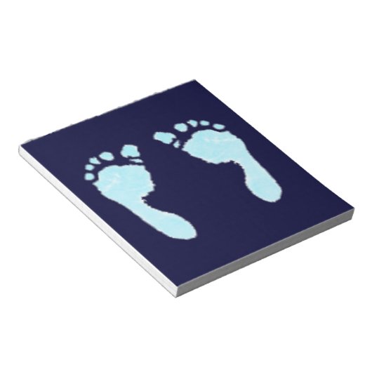 Bloc-note Empreintes bébé (Garçon) (Incliné)