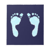 Bloc-note Empreintes bébé (Garçon) (Devant)