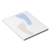 Bloc-note Empreintes de bébé (Incliné)