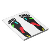Bloc-note Empreintes de pieds (Incliné)