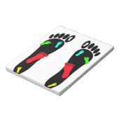 Bloc-note Empreintes de pieds (Tourné)