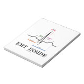 Bloc-note EMT à l'intérieur (Electrocardiogramme à rythme si (Tourné)