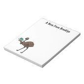 Bloc-note Emu avec dessin animé d'oeufs (Tourné)