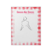 Bloc-note en vichy mariée à deviner Le jeu de robe En vichy (Tourné)