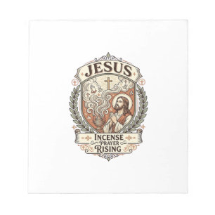 Bloc-note Encens de Jésus Prière qui s'élève Encens de Jésus