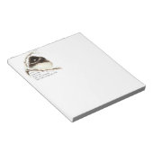 Bloc-note Encourageant, Écriture Matthieu 11:28 Oiseaux mign (Incliné)