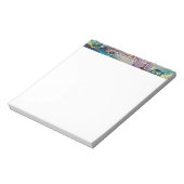 Bloc-note Encre d'alcool d'or multicolore Liquide Art Abstra (Tourné)