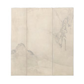 Bloc-note Encre japonaise sur papier Gibbons Primates & Pays (Devant)