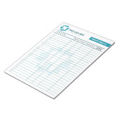 Bloc-note Endodontie modifiable ou connexion dentaire (Incliné)