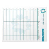 Bloc-note Endodontie modifiable ou connexion dentaire (Devant)