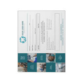 Bloc-note Endodontie modifiable Rendez-vous de référence (Tourné)