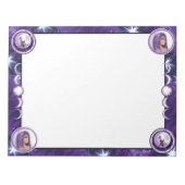 Bloc-note Enfant de lune violette (Devant)