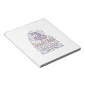 Bloc-note Enfant Lune Licorne Licorne Conception Originale Z (Incliné)