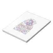 Bloc-note Enfant Lune Licorne Licorne Conception Originale Z (Tourné)