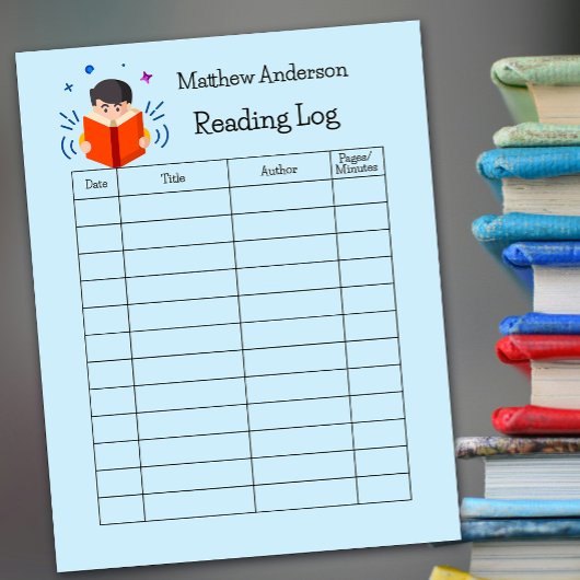 Bloc-note Enfants Lecture Journal Homeschool Lecture Livres
