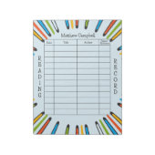 Bloc-note Enfants Lecture Journal Homeschool Lecture Livres (Tourné)