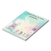 Bloc-note Enfants Planificateur de fête Pastel Teddy Bear Co (Tourné)