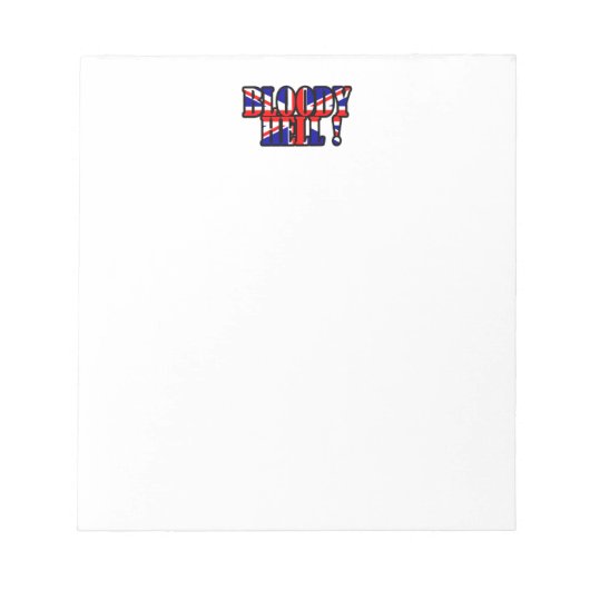 Bloc-note Enfer sanglant (Devant)