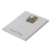 Bloc-note Engrenages au trésor Personnalisé (Tourné)