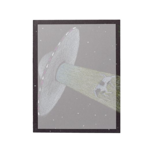 Bloc-note Enlèvement d'Aliens (Tourné)