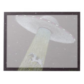 Bloc-note Enlèvement d'Aliens (Devant)