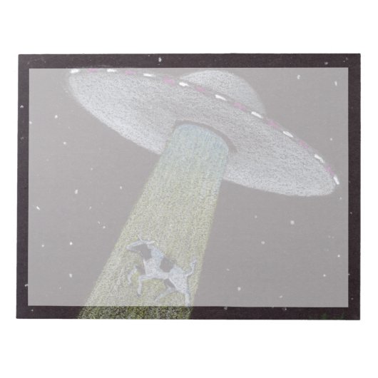 Bloc-note Enlèvement d'Aliens (Devant)