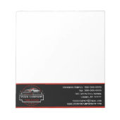 Bloc-note Enlèvement professionnel de neige, entreprise de s (Devant)