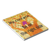 Bloc-note Enraciné dans la droiture Baobab perspective Vinta (Incliné)