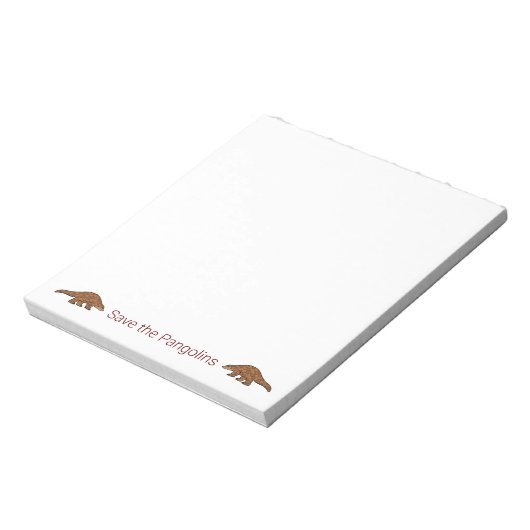 Bloc-note Enregistrer les pangolins (Tourné)