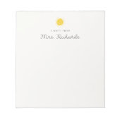 Bloc-note enseignant (Devant)