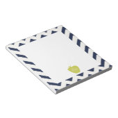 Bloc-note Enseignant Chevron de la Marine Jaune (Incliné)